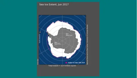 Antarctic Sea Ice Extent Animation 2016-2018