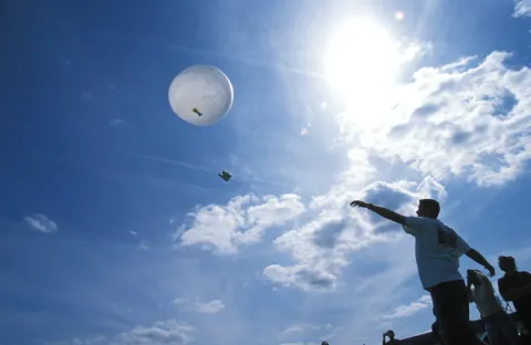 Weather Balloon Launch Video