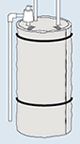 a drawing of a water heater