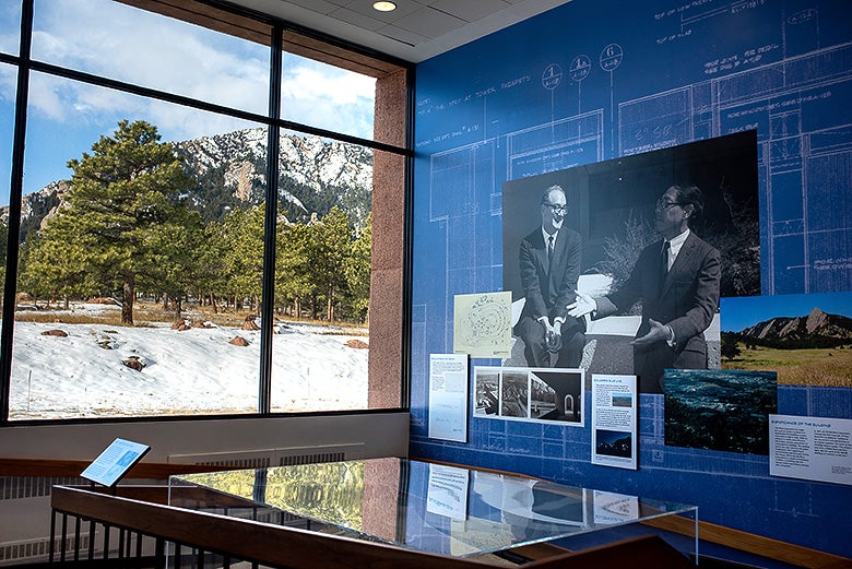 Full architecture exhibit at the NCAR Mesa Lab