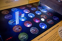 Interactive climate futures exhibit