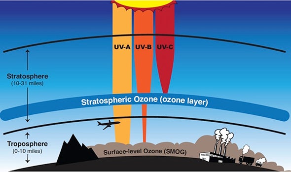 global warming effects on the ozone layer