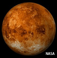Venus viewed from space