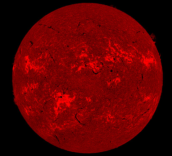H-alpha View of the Sun