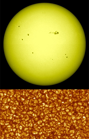 Photosphere - Sunspots and Granulation