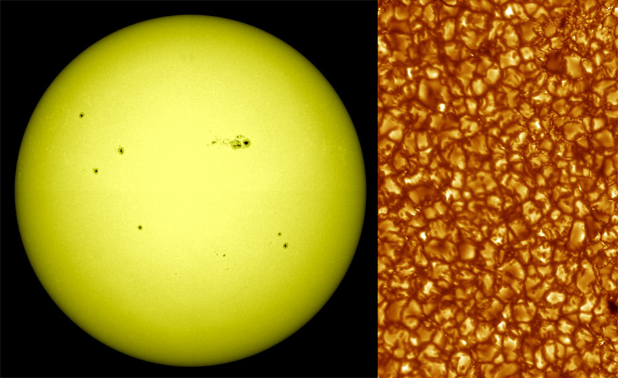 Photosphere - Sunspots and Granulation