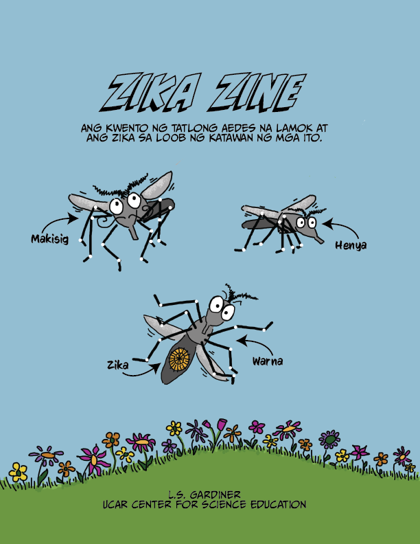 Zika Zine cover  (Tagalog/Filipino)