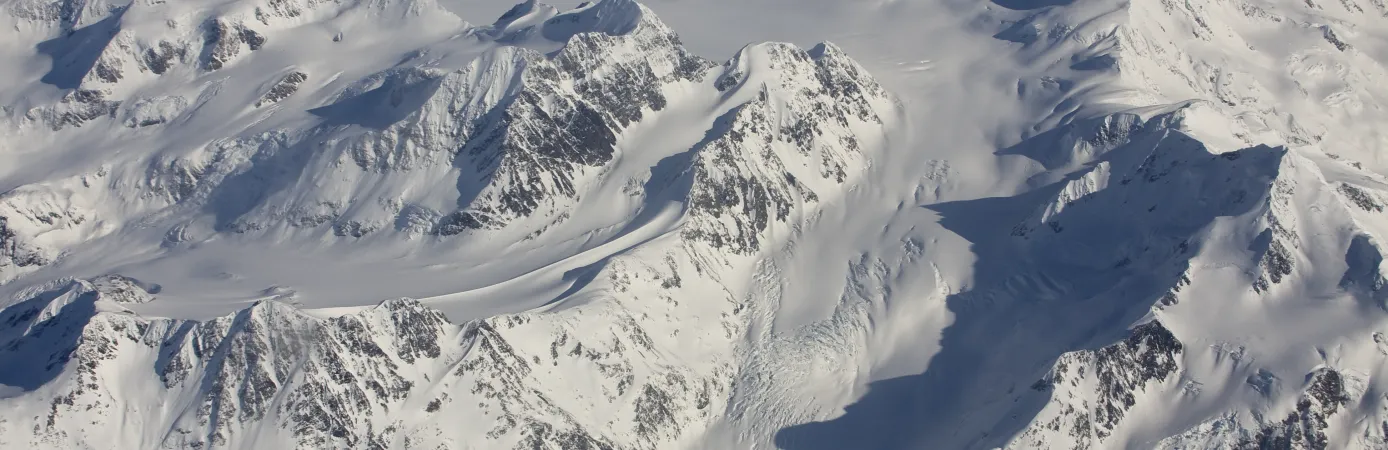 Aerial view near Anchorage
