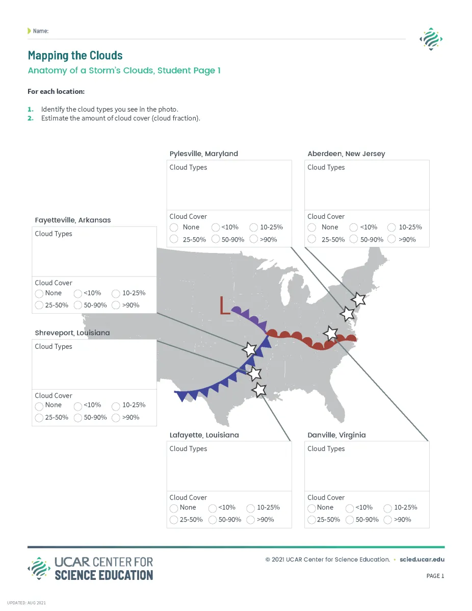 Cloud Types  Center for Science Education