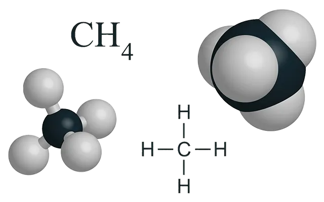 Methane molecule