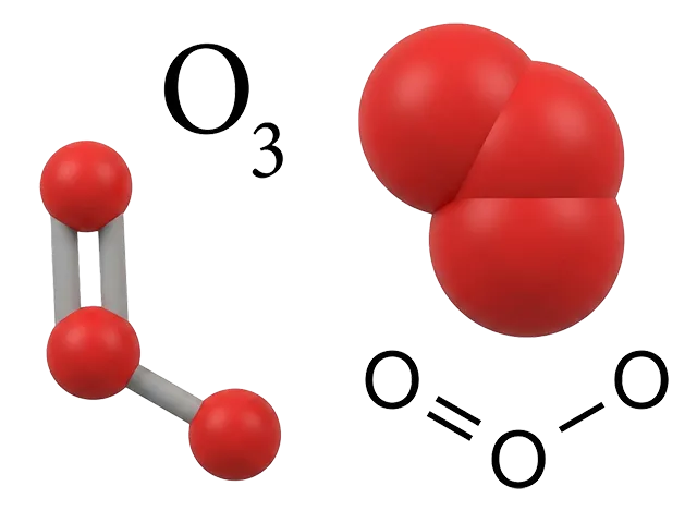 Ozone molecule