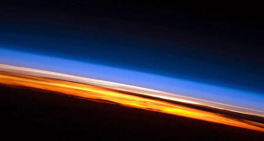 Layers of Earth's Atmosphere as seen from space