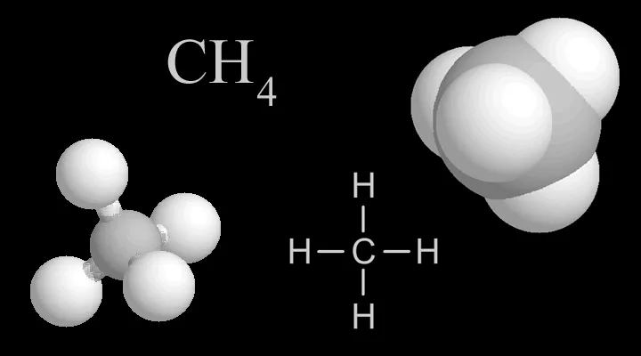 Methane molecule