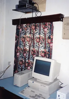 Photo of computer on desk
