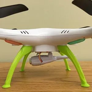 Camera mounted underneath a UAV