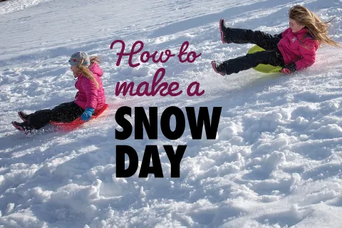 How to make a snow day
